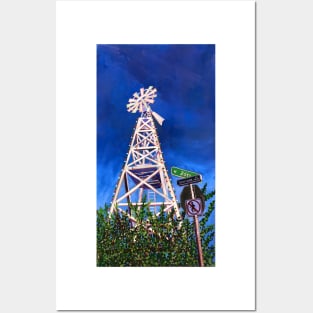 Spenard Windmill in Anchorage, Alaska Posters and Art